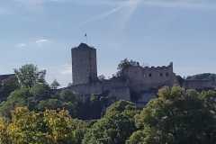 Burg Pappemheim aus dem Fenster der Unterkunft